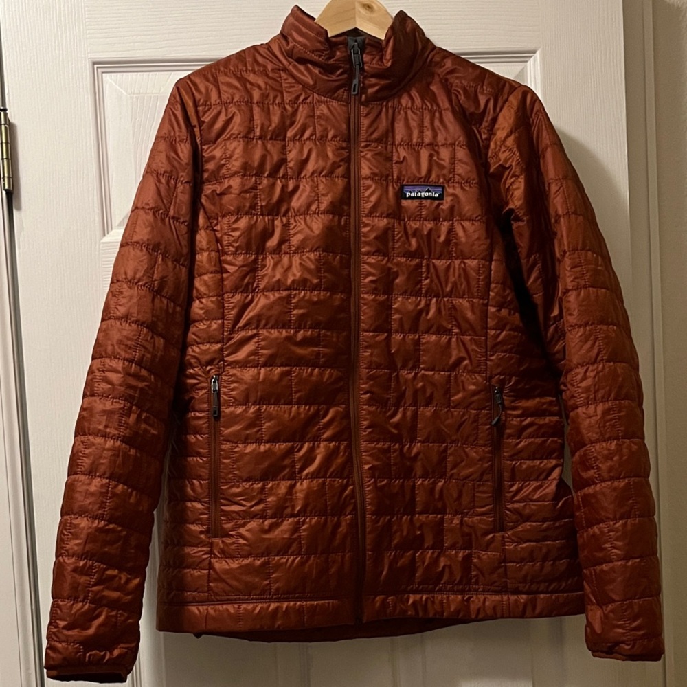 Patagonia Nanopuff Jacket Burnished Red Women’s Large